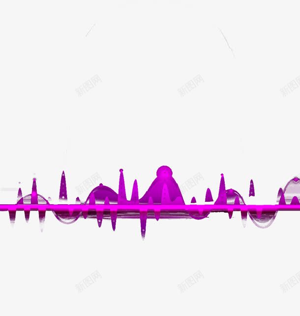 声波起伏线png免抠素材_88icon https://88icon.com 曲线 波峰 波谷 紫色 节奏 起伏 起伏线 跳动 音乐 音频 韵律