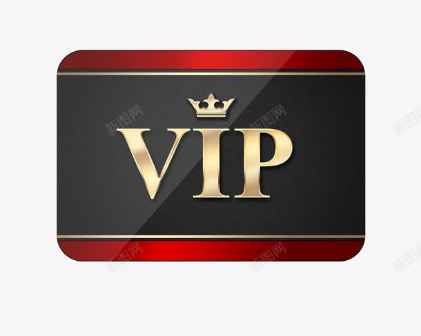 vippng免抠素材_88icon https://88icon.com VIP等级 vip 会员卡 低调奢华 免扣素材 红色