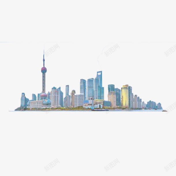 上海陆家嘴矢量图eps免抠素材_88icon https://88icon.com 上海 上海夜景 东方明珠 外滩 陆家嘴 矢量图