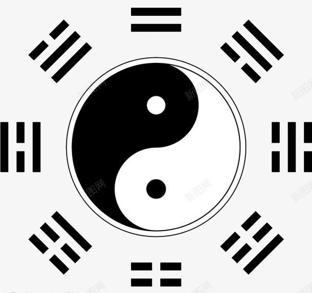 黑白八卦阵背景png免抠素材_88icon https://88icon.com 八卦盘 八卦阵 形状 易经八卦罗盘 素材 黑白