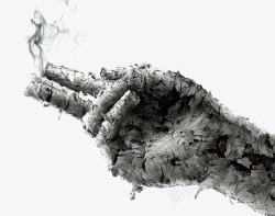 腐烂世界无烟日抽烟标志高清图片