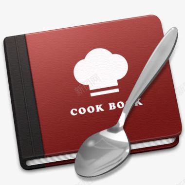 吃食物的舌头烹饪书的图标图标