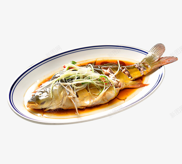 美味的蒸鱼png免抠素材_88icon https://88icon.com 姜丝蒸鱼 清蒸鱼 蒸鱼 鱼