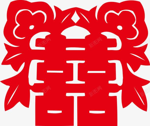 结婚喜帖纸png免抠素材_88icon https://88icon.com 中国元素框 中国风矢量图 中式风格 古典花纹 喜字 相框 相框图 红双喜 红色 线框 边框 边框矢量图