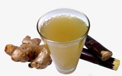 茅根竹蔗水原味姜母茶高清图片