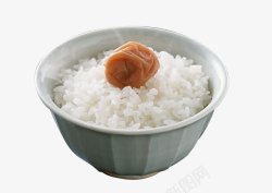 一碗梅子米饭素材