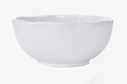 白色加厚的大碗陶瓷制品实物素材