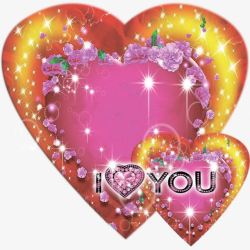 闪闪发光的心素材