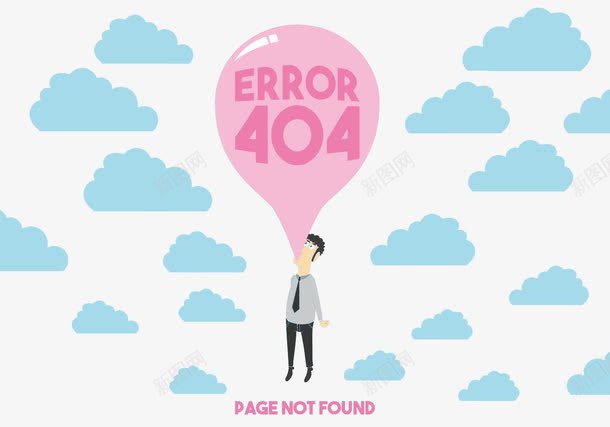 出错404矢量图eps免抠素材_88icon https://88icon.com 404 出错 气球 错误 矢量图