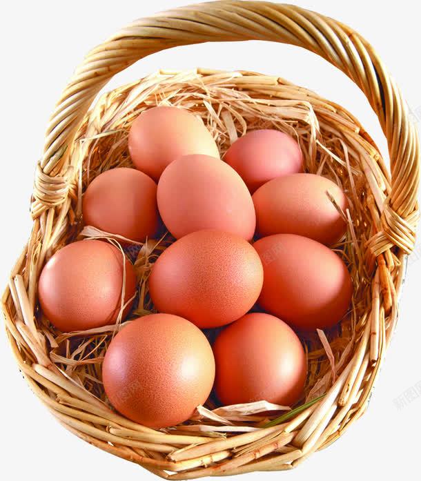 新鲜鸡蛋编织篮子png免抠素材_88icon https://88icon.com 新鲜 篮子 篮子里的鸡蛋 编织 鸡蛋