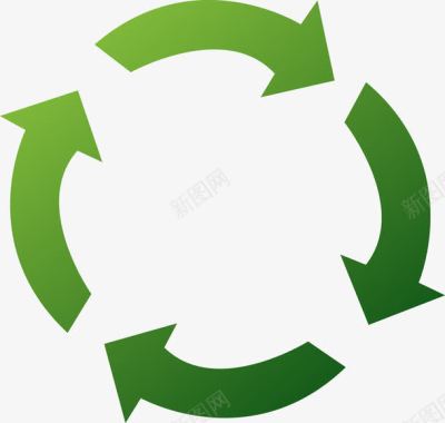 垃圾要分类可循环使用图标图标