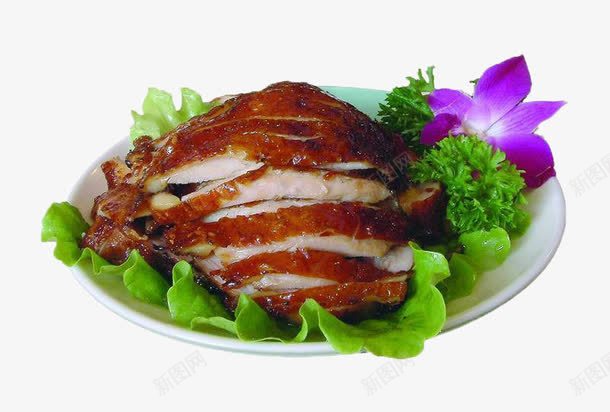 北京烤鸭png免抠素材_88icon https://88icon.com 暗红色 烤鸭 美食 鸭肉