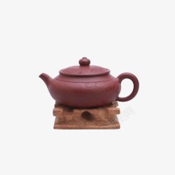 台湾仿古茶壶手工雕刻龙纹朱泥大红袍茶壶仿古高清图片