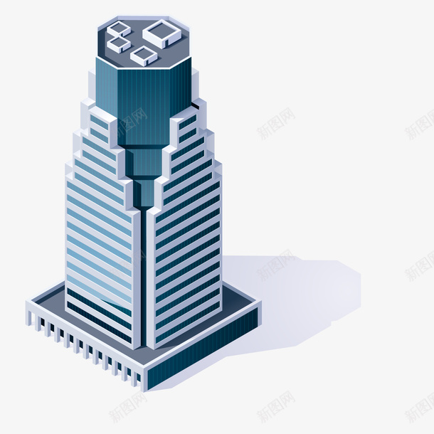 卡通房屋建筑物矢量图ai免抠素材_88icon https://88icon.com 写字楼 办公楼 城市 建筑物 房屋 立体 矢量图