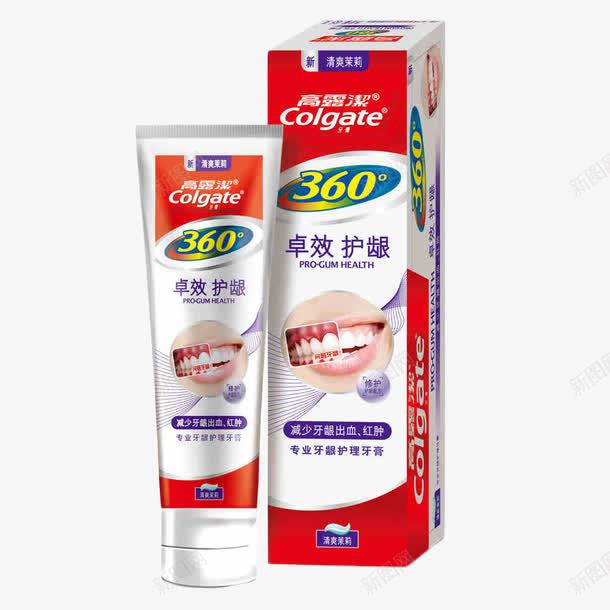 高露洁牙膏png免抠素材_88icon https://88icon.com 360度 产品实物 洁白 牙齿