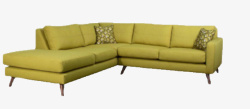 米黄色沙发沙发高清图片