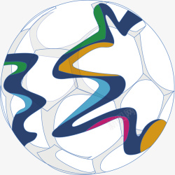 2018足球世界杯足球插画矢量图素材