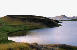 唯美冰岛米湖景区素材