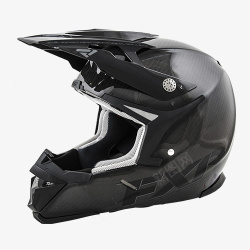 黑色精致装饰赛车头盔素材