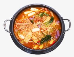 韩式食材辣味韩式火锅食材高清图片