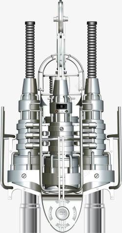 减震器暗黑机械工业革命蒸汽朋克蒸汽机高清图片