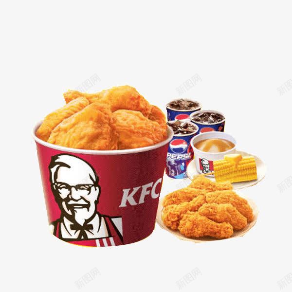 肯德基全家桶png免抠素材_88icon https://88icon.com KFC 免费 全家桶 广告设计 肯德基 设计