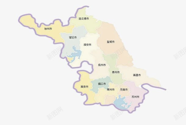 江苏省地图png免抠素材_88icon https://88icon.com 国家地理 地图 地理 江苏 江苏地图 省份