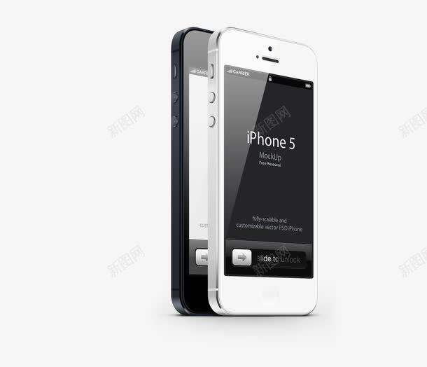 最新iphone5PSD分层png免抠素材_88icon https://88icon.com PSD io iphone5 手机 苹果