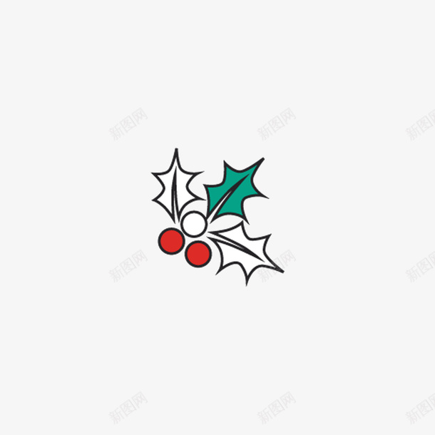 圣诞装饰元素系列15png免抠素材_88icon https://88icon.com 元素 圣诞 节日 装饰