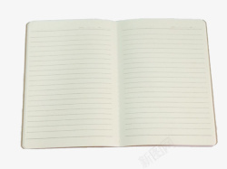 空白面车线笔记本内页展示高清图片