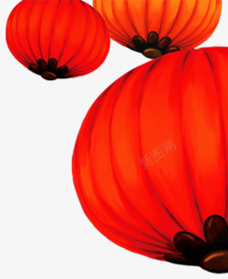 吉庆春节红红火火灯笼高清图片