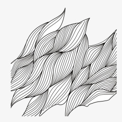 个性好看的壳麻绳纹理创意矢量图高清图片