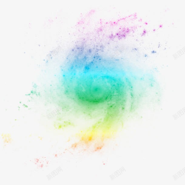彩色银河系png免抠素材_88icon https://88icon.com 彩色效果图片 彩色科幻元素 彩色银河系元素 彩色银河系效果