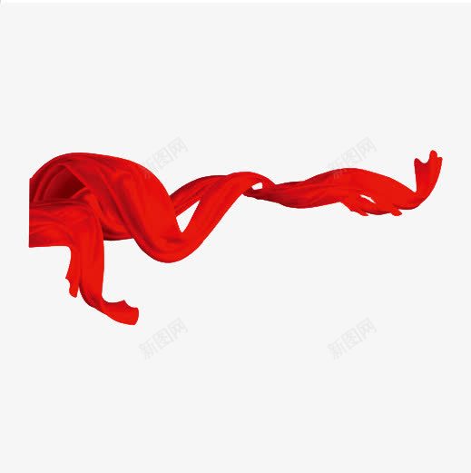 红色丝绸缎子png免抠素材_88icon https://88icon.com 丝绸 图案 红色 节日 装饰