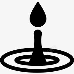 SPA放松水滴图标高清图片