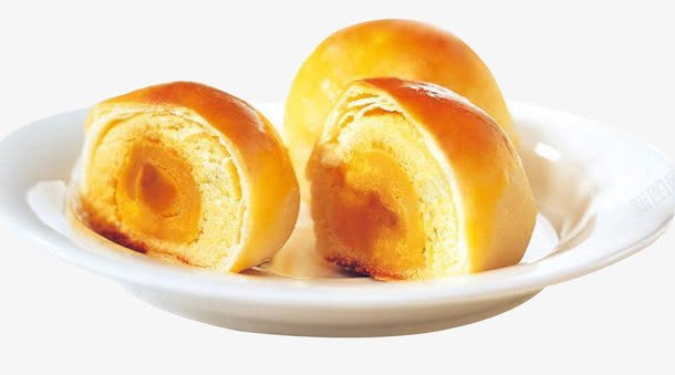 蛋黄酥切块png免抠素材_88icon https://88icon.com 产品实物 糕点 美食 蛋黄酥