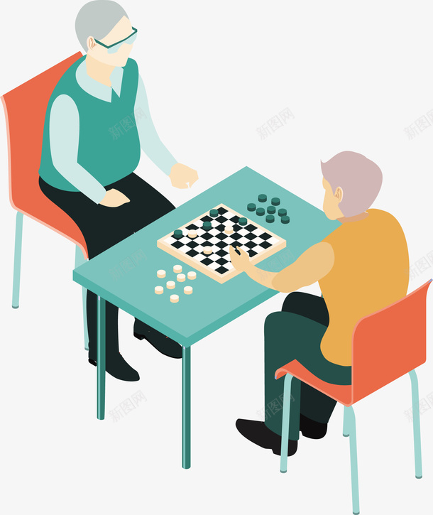 正在下棋的两个男士矢量图eps免抠素材_88icon https://88icon.com 下棋 下棋PNG 男士 矢量下棋 矢量图 矢量男士 老人下棋 观看下棋卡通