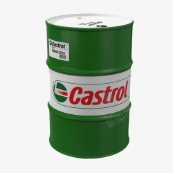 大桶装白色图案绿色大桶装机油桶高清图片
