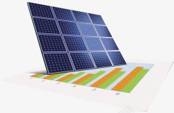 光伏太阳能发电板素材