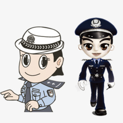 民警元素素材