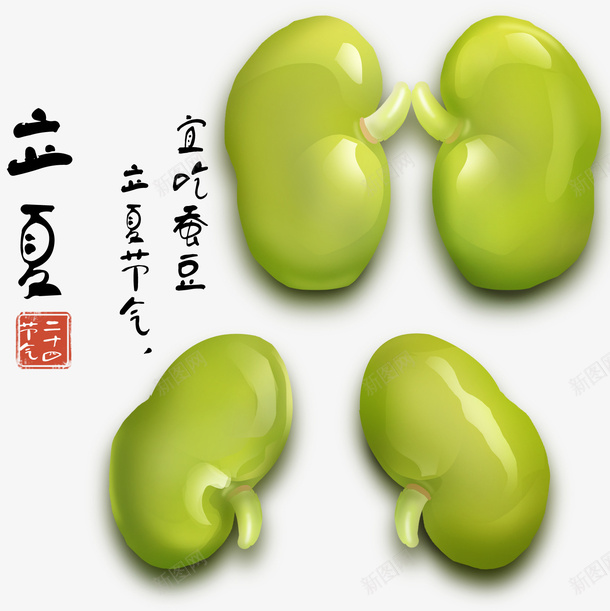 立夏蚕豆插画元素png免抠素材_88icon https://88icon.com 二十四节气 手绘插画 立夏 立夏节气 节气 蚕豆