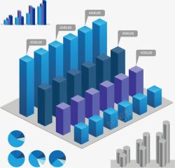财务图标数据统计信息图标高清图片