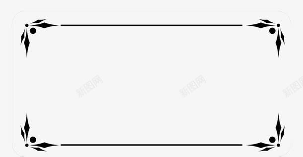 黑色边框png免抠素材_88icon https://88icon.com PPT素材 时尚素材 框 简介素材 黑色框 黑色边框