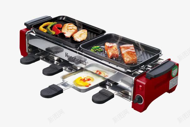 韩式家用无油烟电烤炉png免抠素材_88icon https://88icon.com 产品实物 式家用 无油烟 日用百货 烧烤架 电烤炉 韩