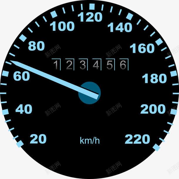汽车时速表码表片png免抠素材_88icon https://88icon.com 时速表 时针 汽车转速表 油表 码表 计数表