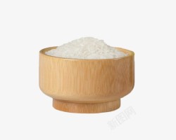 木碗大米元素素材