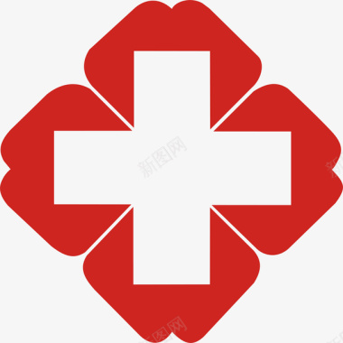 红十字会法精美医疗组织logo矢量图图标图标