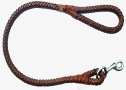 纯手工编织牵引绳遛狗链子素材