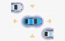 互联网技术智能汽车矢量图素材