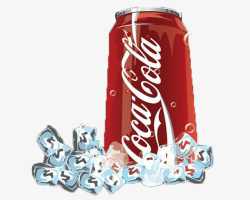 碳酸饮料手绘可乐图案高清图片